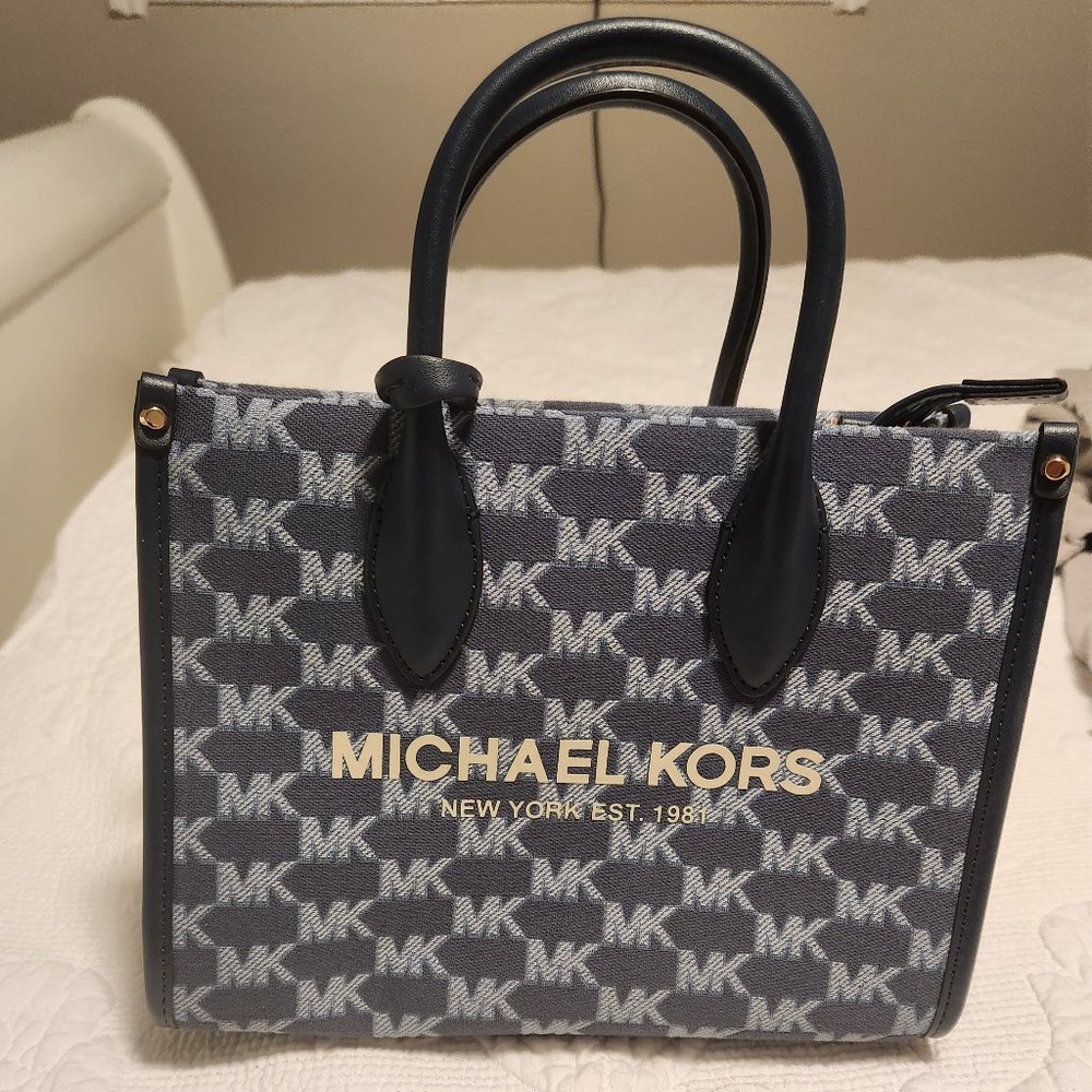 Mirella Michael Kors Blue Fabric Crossbody bag